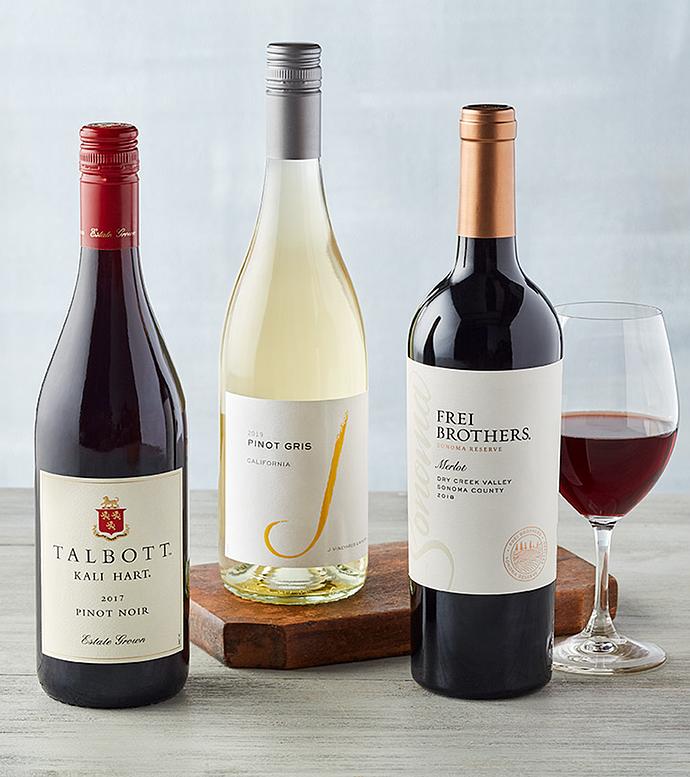 Vintner's Choice California Red and White Wine Trio
